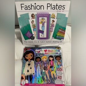Fashion Plates & Fashion Sketch Set